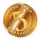 5 Year Guarantee Logo